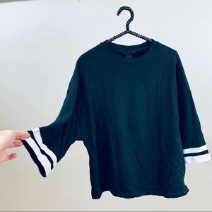 Sale item! 3/$20🕺🏻 H&M black oversized top
